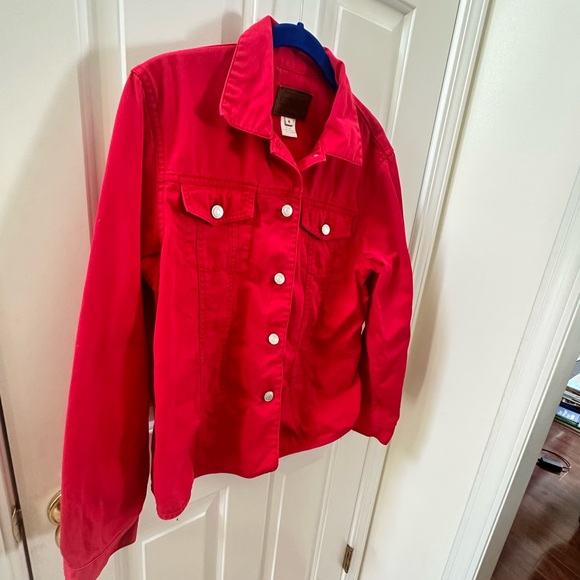 Pendleton Red Jacket Size Medium Button Up - Picture 3 of 5